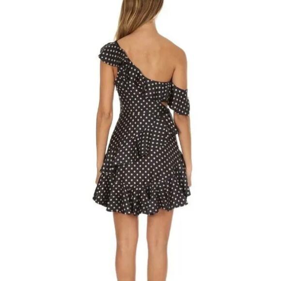 NWT New Zimmermann Rife Flounce Polka Dot Dress Size 3(10) - Picture 5 of 13